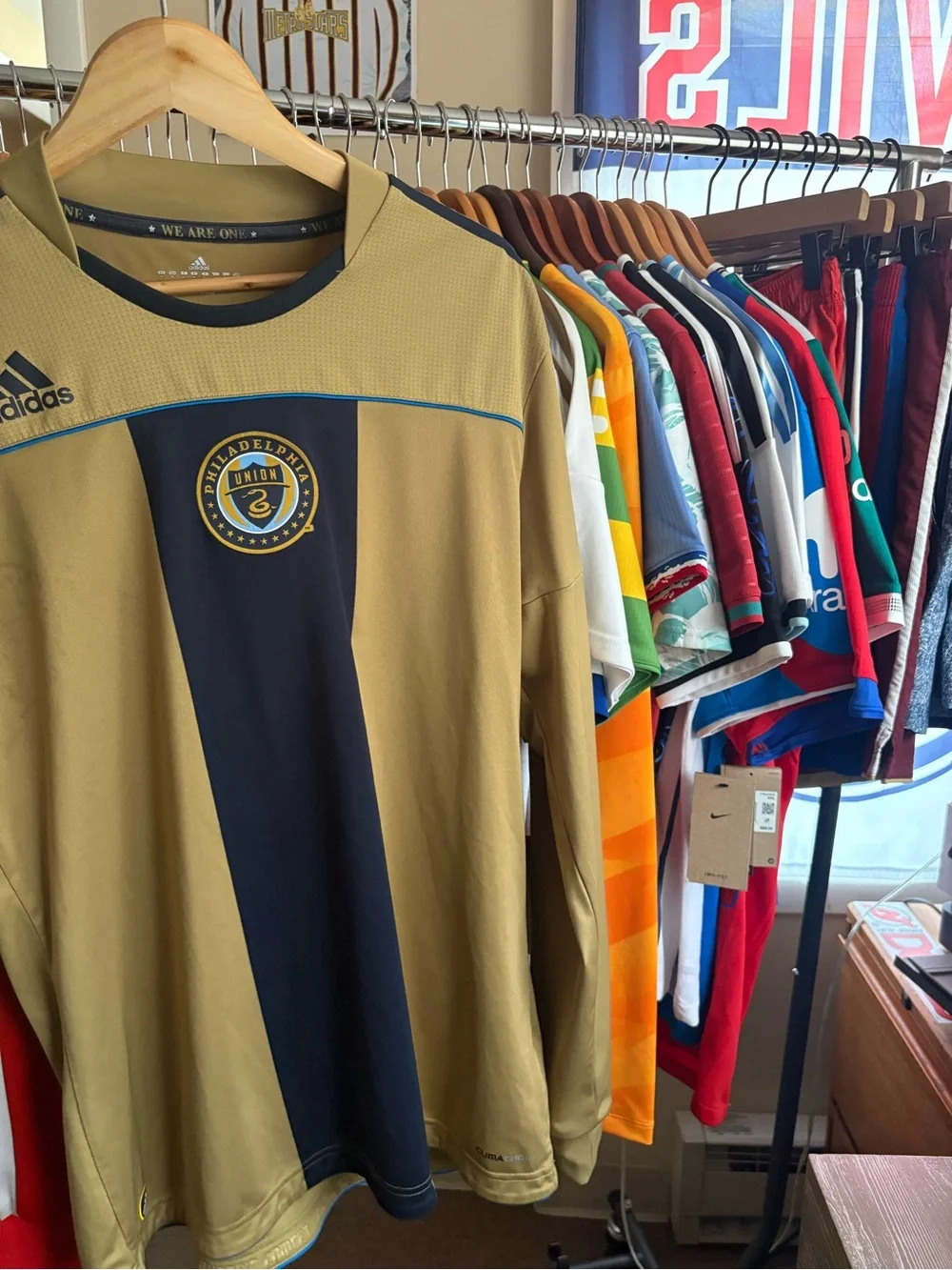 Philadelphia Union Jersey Long-Sleeve Adidas Soccer Jersey 10/11 third kit